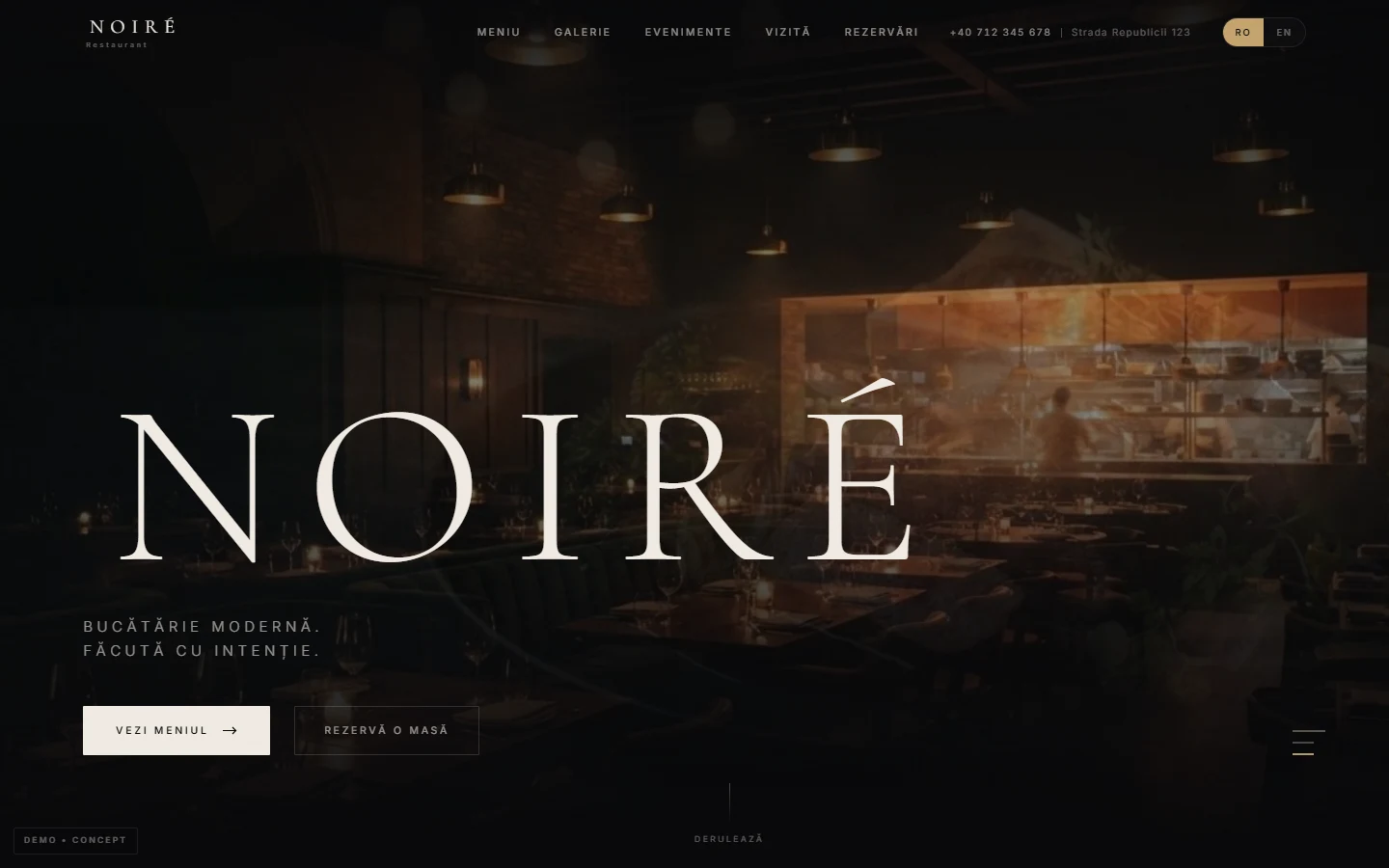 Preview NOIRÉ · București